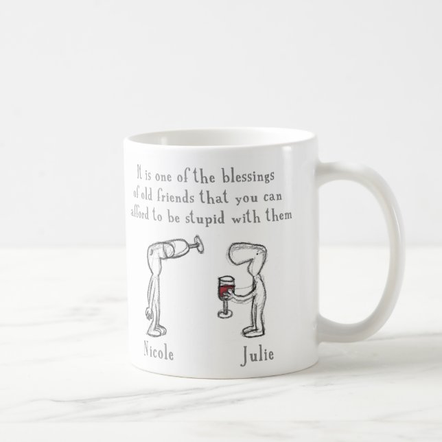 Taza De Café Nicole y Julia (Derecha)
