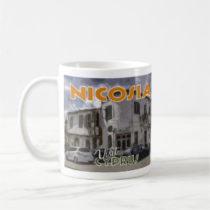 Taza De Café Nicosia, visita Chipre, amo