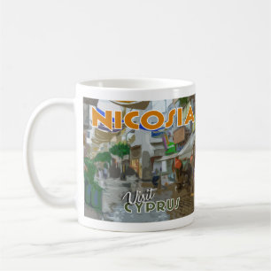 Taza De Café Nicosia, visita Chipre, amo