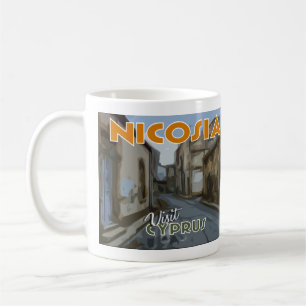 Taza De Café Nicosia, visita Chipre, amo