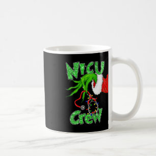 Taza De Café Nicu Crew Enfermera Merry Christmas Stethoscope Xm