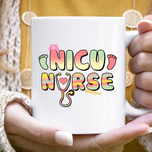 Taza De Café Nicu Enfermeras Regalos Equipo de Atención Intensi (Subido por el creador)