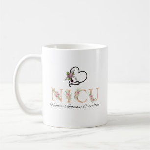 Taza De Café Nicu Nurse Floral