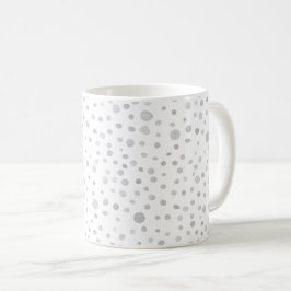 Taza De Café Niebla Confetti acuarela Dots Classic Mug