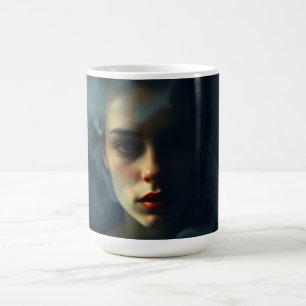 Taza De Café “Niebla de Melinoë” – Un Retrato Espectral
