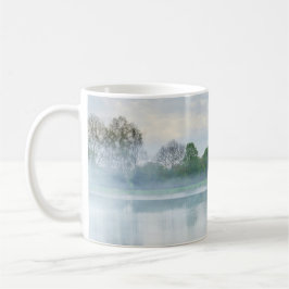 Taza De Café Niebla en el lago con tu nombre