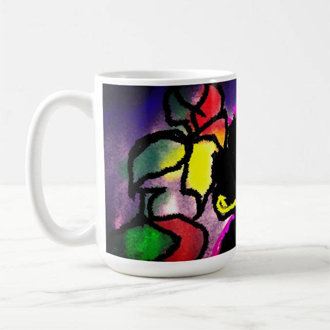 Taza De Café Niebla para gato negro (Izquierda)