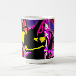 Taza De Café Niebla para gato negro
