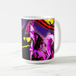 Taza De Café Niebla para gato negro