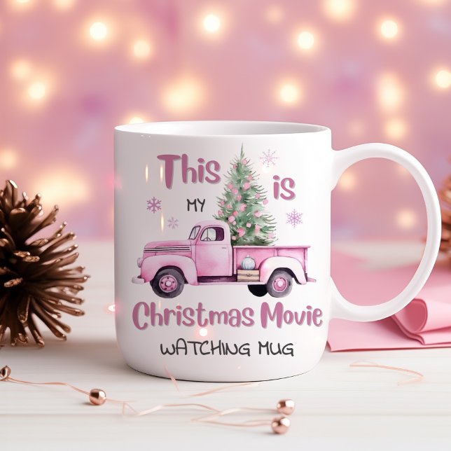 Taza De Café Niedliche Christmas Movie Watching Tasse (Subido por el creador)