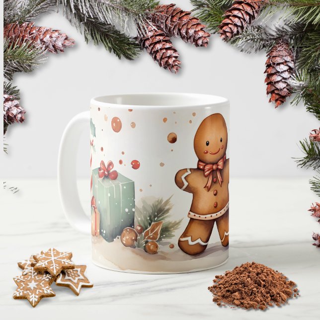 Taza De Café Niedlicher Lebkuchenmann Weihnachten (Lebkuchenmann Weihnachtstasse)