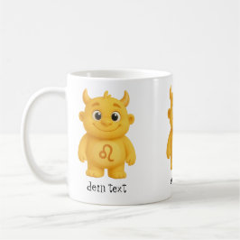 Taza De Café niedliches Sternzeichen Monster Löwe