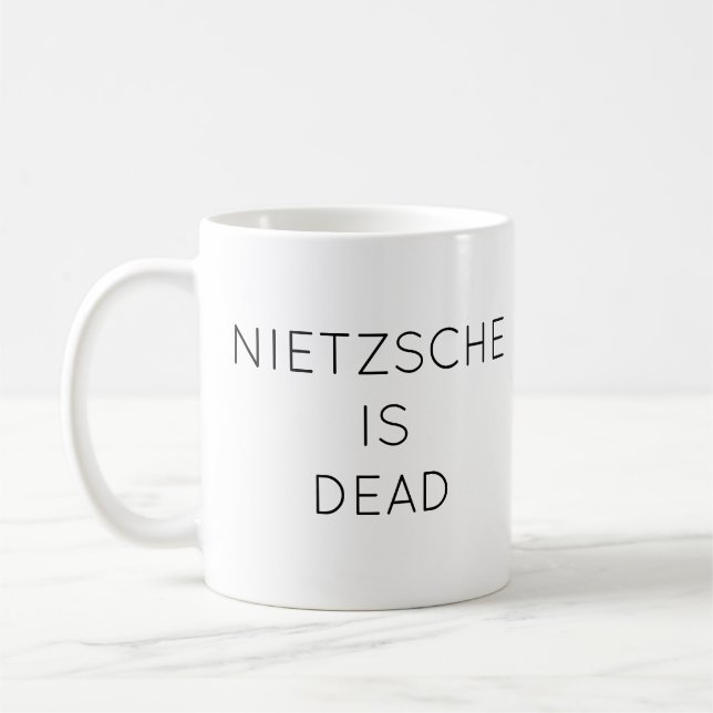Taza De Café Nietzsche Está Muerto (Izquierda)
