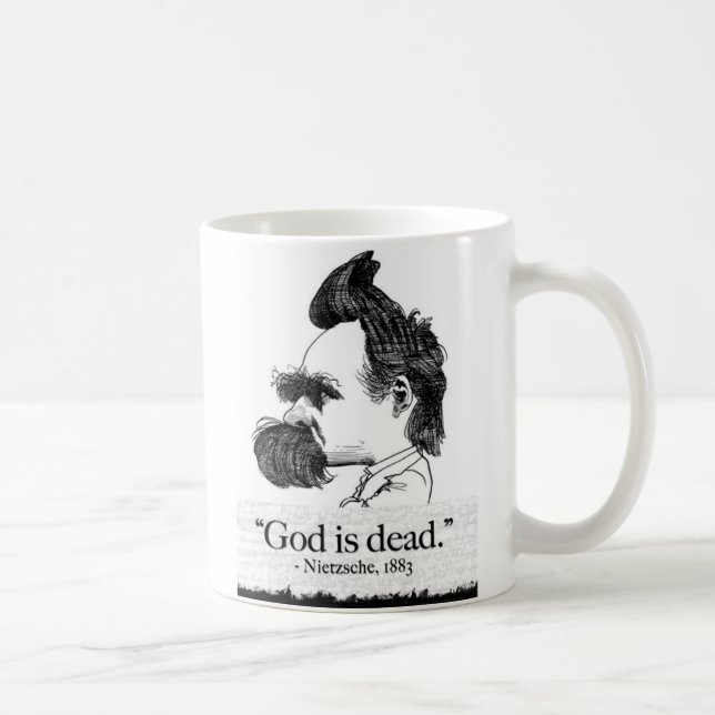 Taza De Café Nietzsche God (Derecha)