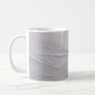 Taza De Café Nieve blanca helada en invierno
