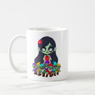 Taza De Café Nieve blanca zombi