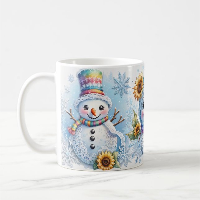 Taza De Café Nieve de los navidades (Izquierda)