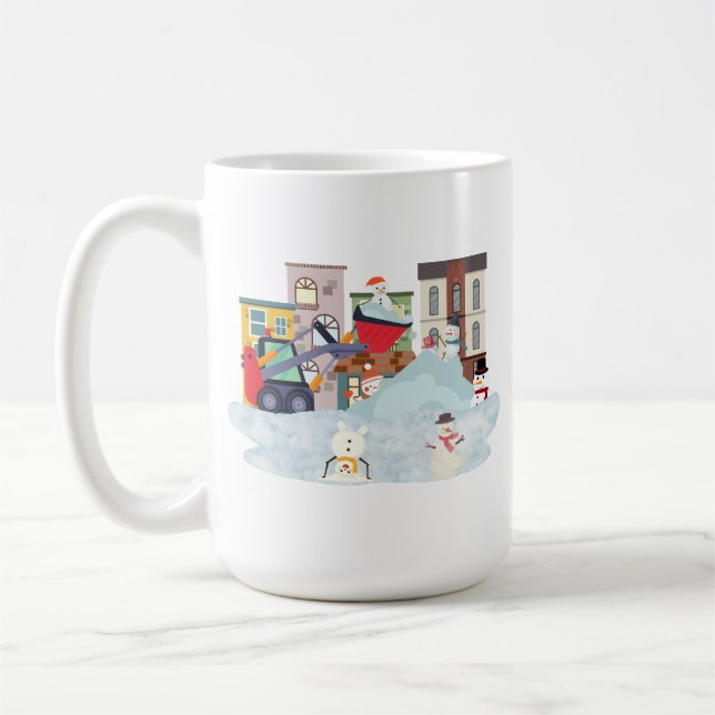 Taza De Café Nieve divertida (Izquierda)
