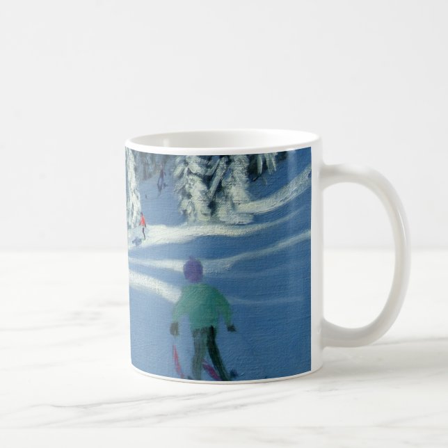 Taza De Café Nieve fresca Morzine Francia (Derecha)