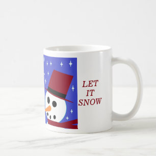 TAZA DE CAFÉ NIEVE MUJER NIEVE HOMBRE NIEVE PERSONAS 'DEJEN QUE
