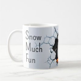 Taza De Café Nieve muy divertida con navidades divertidos de pe
