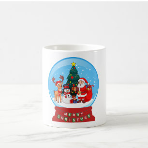 Taza De Café Nieve Navidades de Globe cerámica Mug