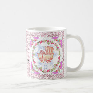 Taza De Café Nieve rosada Flake Baby Girl