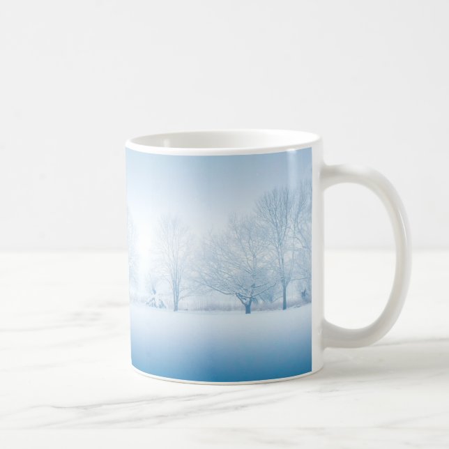 Taza De Café Nieve sobre el Rec, Godmanchester, Inglaterra (Derecha)
