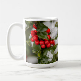 Taza De Café Nieve Y Holly