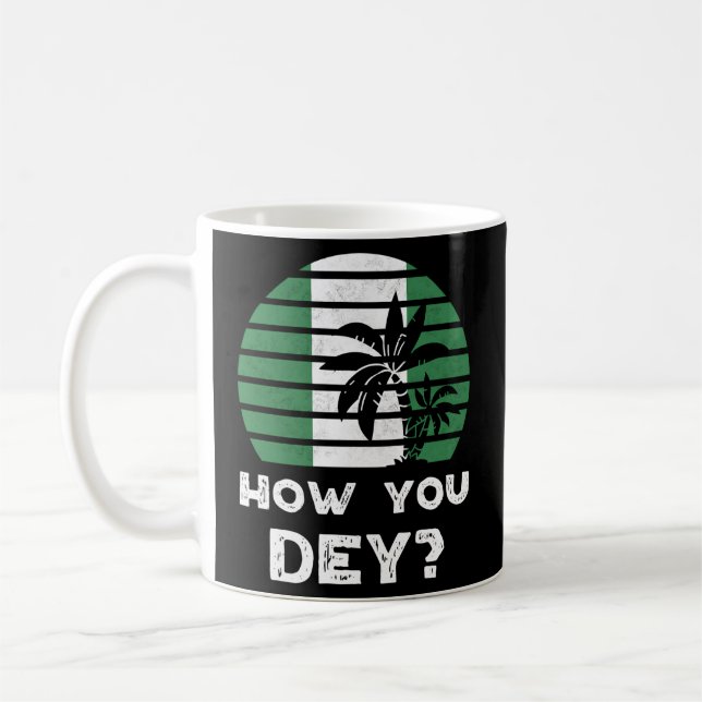 Taza De Café Nigeria Pidgin Cómo Citas La Bandera Nigeriana Nig (Izquierda)