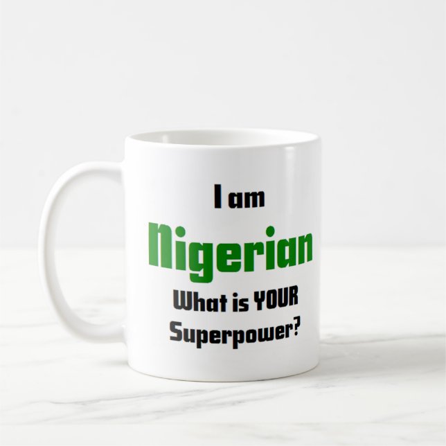 Taza De Café nigeriano (Izquierda)