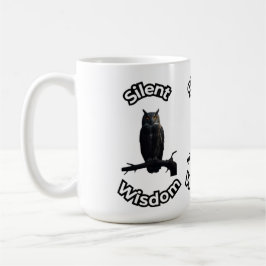 Taza De Café  **Night Forest Owl – Realistic Nocturnal Owl Illu