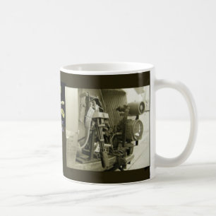 Taza De Café Nighthawk azul del fantasma