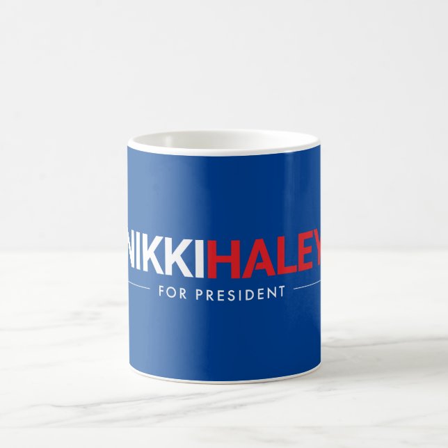Taza De Café Nikki Haley para presidente 2024 (Centro)