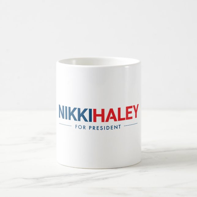 Taza De Café Nikki Haley para presidente 2024 (Centro)