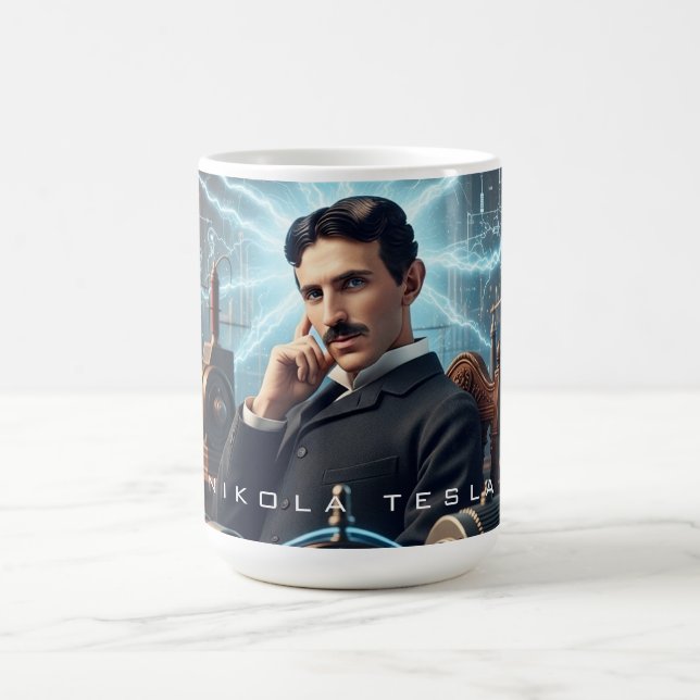 Taza De Café Nikola Tesla (Centro)