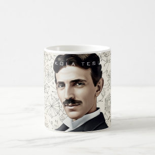 Taza De Café Nikola Tesla - 369 La clave del universo