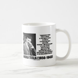 Taza De Café Nikola Tesla Ruedas De La Naturaleza Energía Cinét