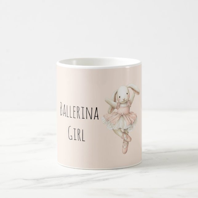 Taza De Café Niña Bailarina Conejito Lindo   (Centro)