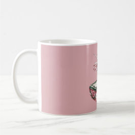 Taza De Café Niña Bailarina de Rosa