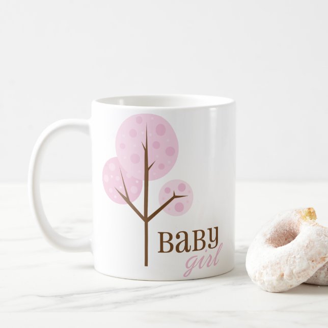 Taza De Café Niña bebé (Con donut)