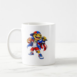 Taza De Café Niña de Puerto Rico Bandera Música Coqui Rana Dive