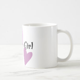 Taza De Café Niña Flor