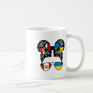 Taza De Café Niña mitad peruana mitad ucraniana Perú Niños Here
