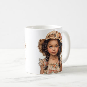 Taza De Café Niña negra