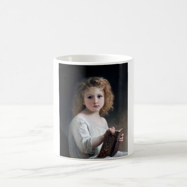 Taza De Café Niña pequeña, Bouguereau (Centro)