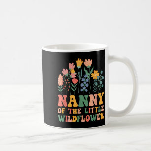 Taza De Café Niñera de la pequeña flor silvestre Ba