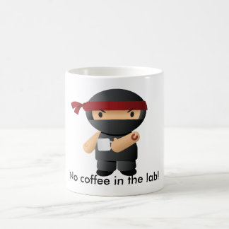 Taza De Café ¡Ningún café en el laboratorio, ninja de Giga!