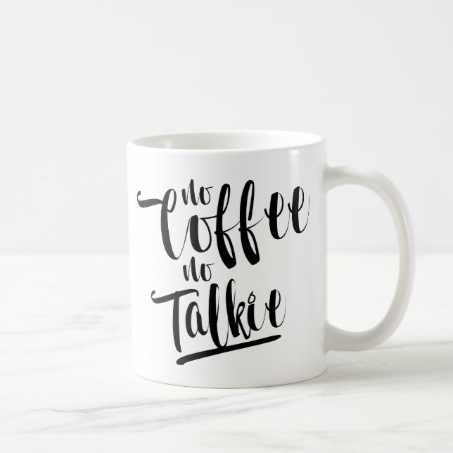 Taza De Café Ningún café ninguna película hablada (Derecha)