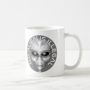 Taza De Café Ningún Extranjero Es Ilegal
